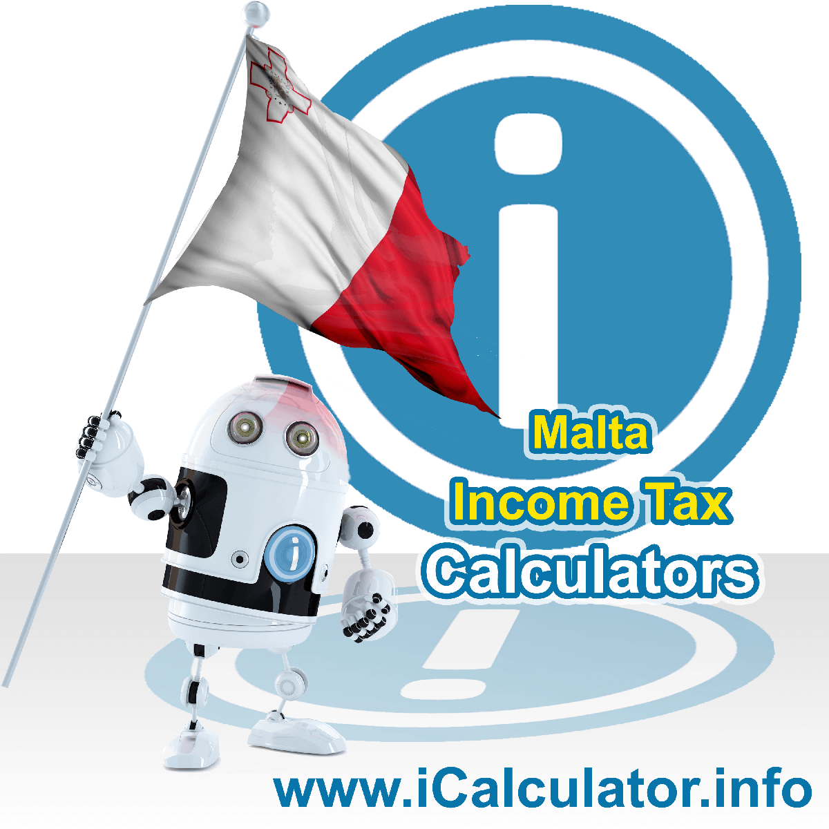 Malta Income Tax Calculator. This image shows a new employer in Malta calculating the annual payroll costs based on multiple payroll payments in one year in Malta using the Malta income tax calculator to understand their payroll costs in Malta in 2022